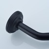 8 Inch S-Shape Curved Shower Arm with Flange Stainless Steel