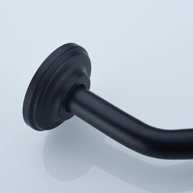 8 Inch S-Shape Curved Shower Arm with Flange Stainless Steel
