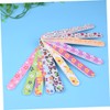IWOWHERO 50Pcs Double Sided Nail Files Manicure Supply Long Strip