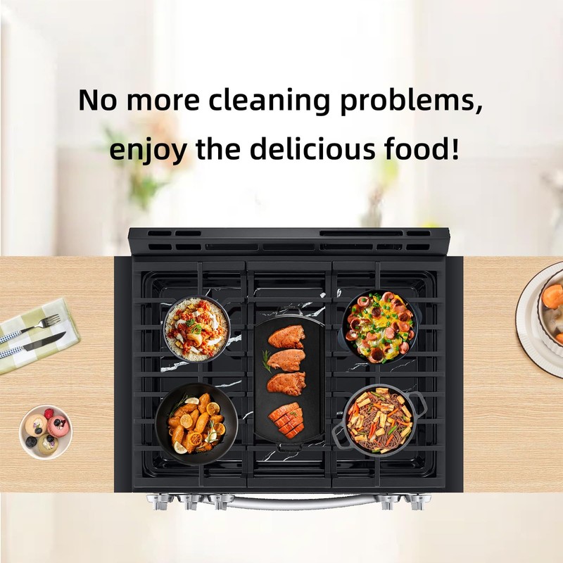 Sanshare LG Gas Stove Burner Cover 5 Burners with 2