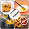 6pcs Mini Whisks, Multifunctional Small Whisks for Cooking with Ergonomic