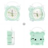 Meyaus 3 in Transparent Crystal Plastic Alarm Clock Silent Non