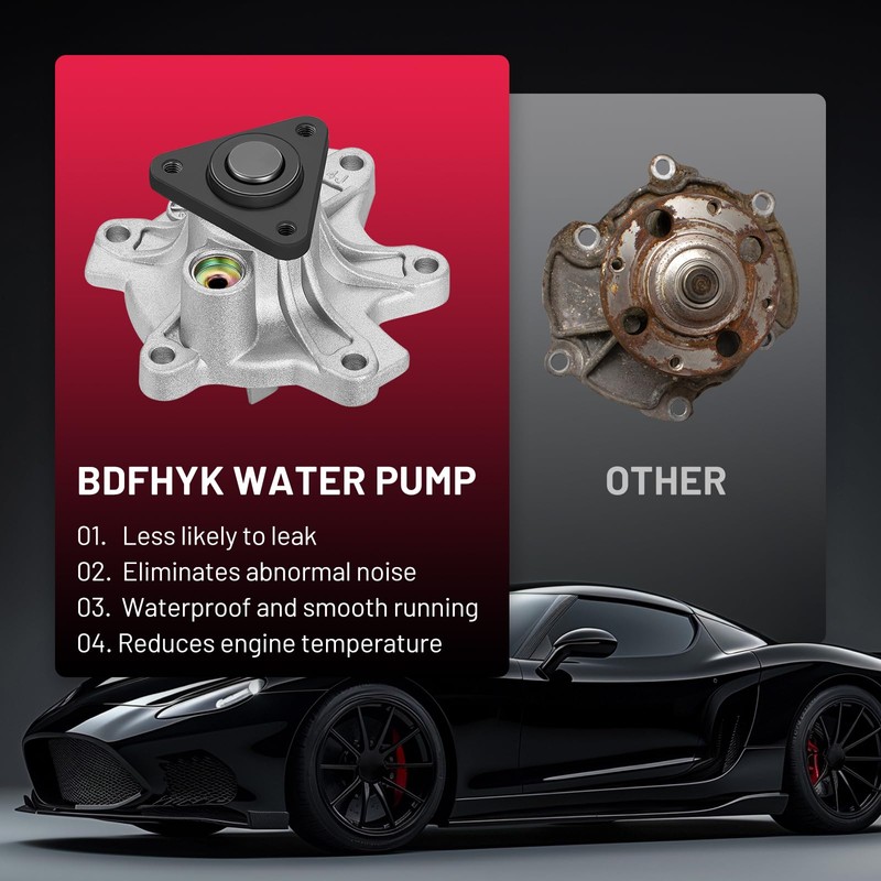 BDFHYK AW9406 Water Pump Kit Compatible with Scion xA/xB 2004-2006,