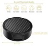 Silicone Coasters 6 Pack with Holder, Drink Coasters Set for