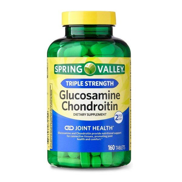 Unbranded Spring ValleyTriple Strength Glucosamine Chondroitin Dietary Supplement Tablets