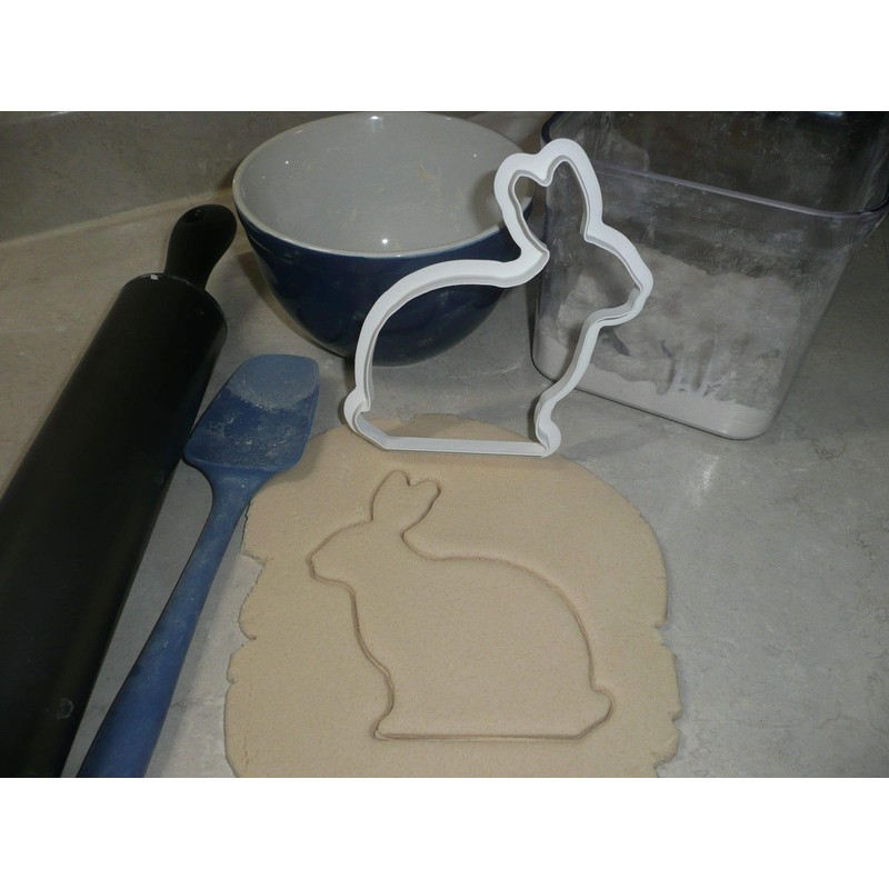 LARGE EASTER BUNNY RABBIT COOKIE CUTTER MADE IN USA PR217