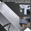 HAUTMEC Flex Angle & Arc Marking Tool, Multi-Functional Square Tube