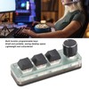 3 Key Small Keypad Multifunctional Shortcut RGB Backlight USB Mechanical