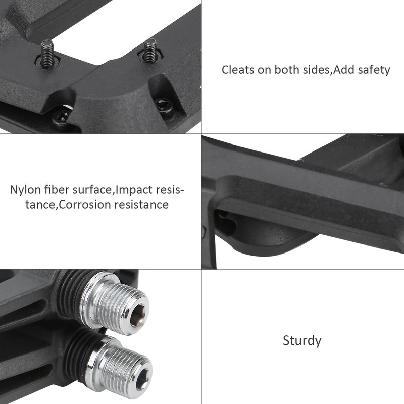 ZTTO Nylon Fiber Bicycle Pedals AntiSlip Mountain Bike Cycling Platform