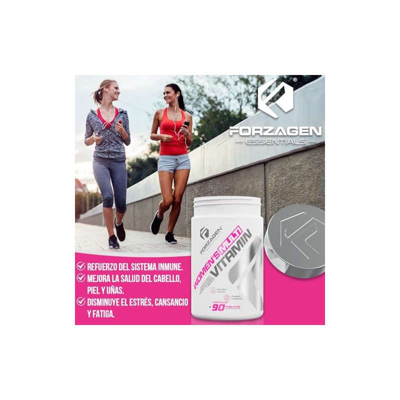 Forzagen Suplemento Alimenticio Women Multivitamin Multivitamínico Mujer Servicios Complejo Belleza