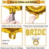 Sage Green Bachelorette Party Decorations Kit 40 inch Gold Bride