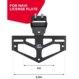 KEMIMOTO Motorcycle Fender Eliminator Compatible with Navi 2022 2023 2024 2025 License Plate Bracket Holder Tail Tidy