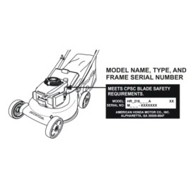 Honda Genuine OEM Honda 81320-VR8-N00 Fabric Grass Bag for HRN216 Lawn Mowers