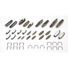 Tamiya 300078026 1:350 WWII Supplies Boats Japanese Marine (28)