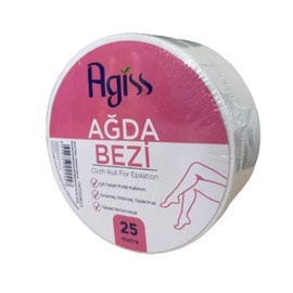 VHD Agiss Cloth Epilating Roll for Hair Waxing – 2 Sides, Tear Resistant, Cloth Roll for Epilation, Strip Roll for body and Facial Hair Removal, Wax Strips, 2.25 IN W x 27 Yards (25 meter)