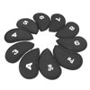 10Pcs Golf Iron Covers Set Clear Numbers Soft Protective Golf