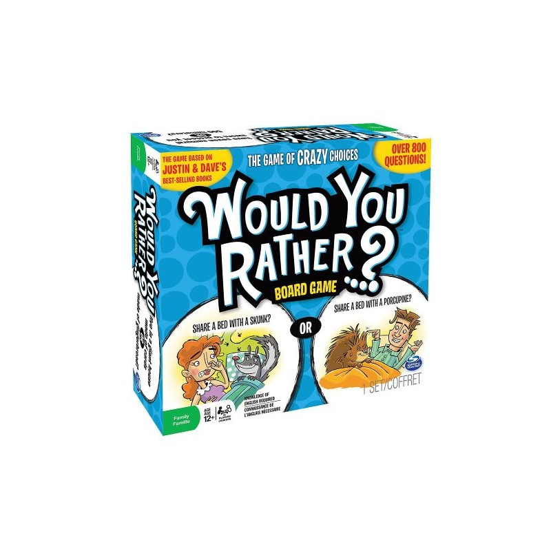Spin Master Games 2014 Would You Rather Board Game