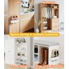 DegMongee Wall Mounted Shoe Rack, Adhesive & Drill Mount Hanging