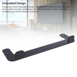 Speaker Wall Mount Bracket for HT A9M2, Metal Speaker Mount for Quad Home Theater, Concealed Design Space Saving Wall Bracket Replacement for for Surround Sound System