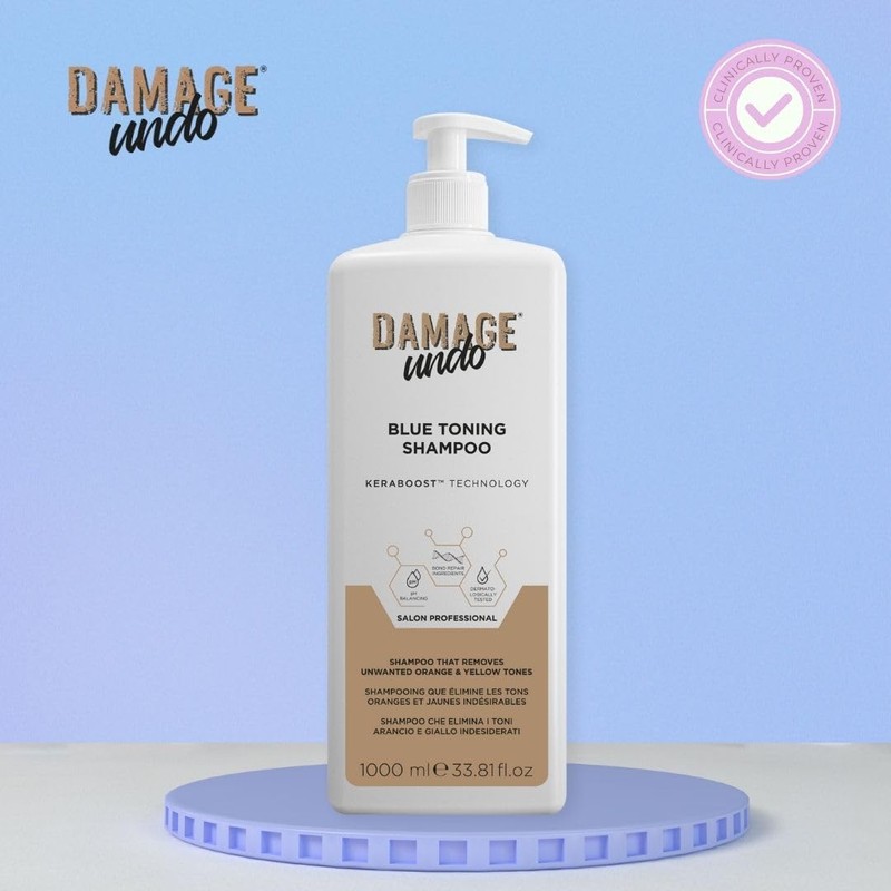 DAMAGE UNDO - Blue Toning Shampoo1000 ml