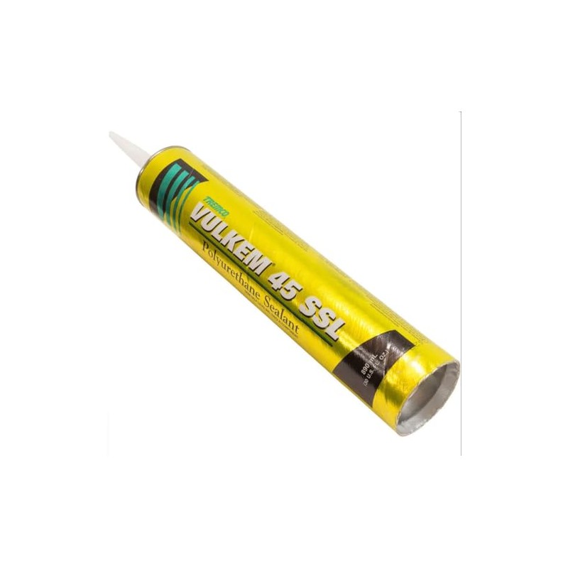 Vulkem 45 SSL Black One-Part Semi-Self Leveling Caulk Polyurethane Exterior