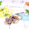Garosa Crystal Key Ring Cover Sparkling Key Ring for Purse