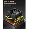 upHere Low Profile CPU Cooler Φ6mm*6 Low Profile Cooler 120mm