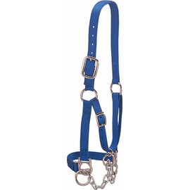 Weaver Leather Heavy-Duty Restraint Halter, Medium, Blue