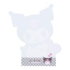 Sanrio 462161 Kuromi Character Shaped Memo, 5.0 x 4.3 x