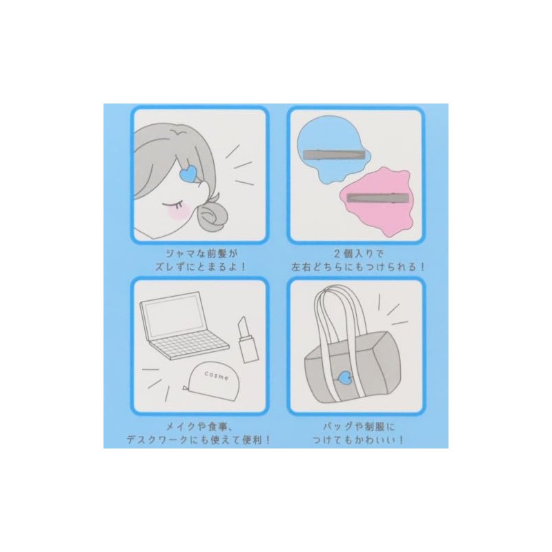 Camio Japan 230302 Hair Clip with Stone