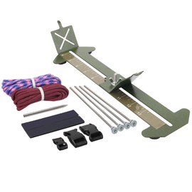 Catcan 2 in 1 Paracord Jig, Paracord Bracelet and Paracord Jig Making Kit, Adjustable Length DIY Craft Paracord Tools 4" to 13" with Free Cord and Buckles