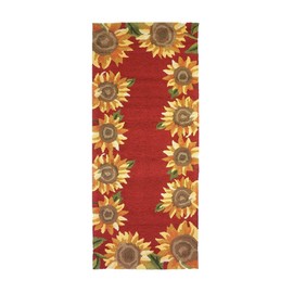 60 in. Sunflower Field Area Rug