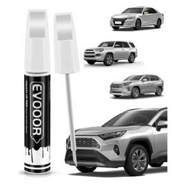 EVOOOR 1D4 Pewter Metallic Touch Up Paint Compatible with Toyota Exact Match 2 in 1 Touch up Paint for Chips and Nicks Repair