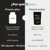 Wellthy Pure NMN 500mg 180 Cápsulas. 100% Puro, b-nicotinamide mononucleotide