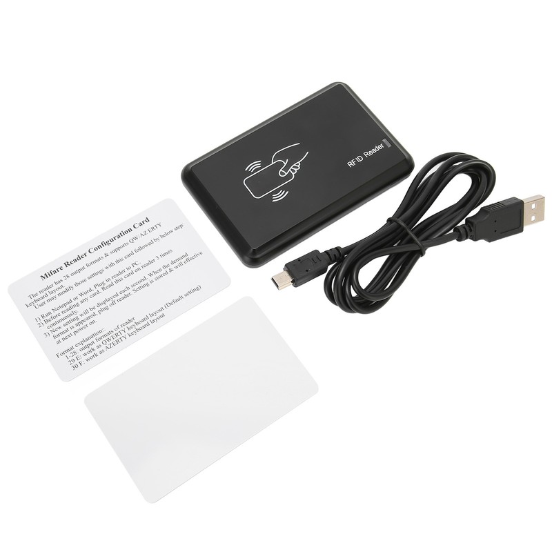 USB Card Reader Changeable Output Format 13.56MHz Contactless for RFID