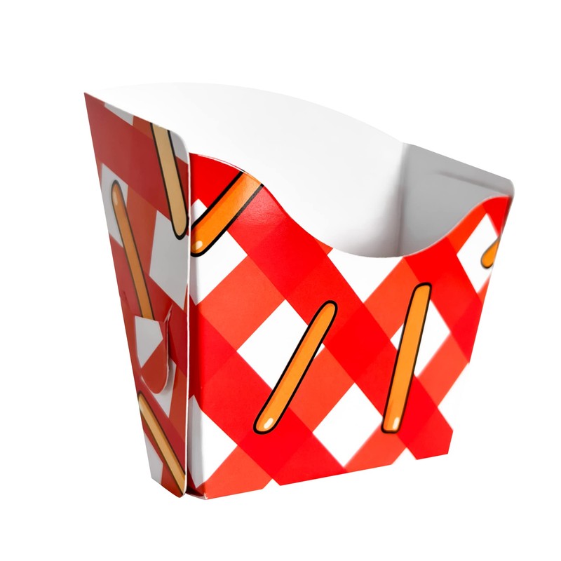 Charolas Caja Para Papas Fritas A La Francesa 3 Diseños,