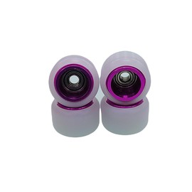 leefai Pro Fingerboard Wheels Alloy core Layer Finger Skateboard Wheel-7.8mm*4.8mm (Purple)