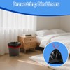 5L Bin Bags Drawstring Small Bin Liners 40 Black Waste