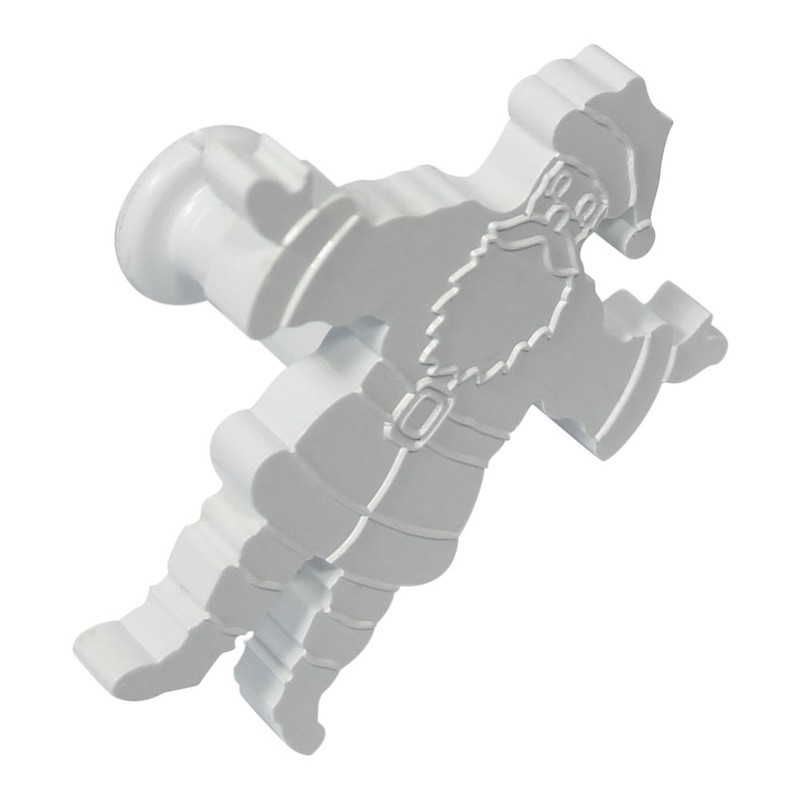 PME Embossed Father Christmas Cutter, White, Large Size