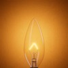 CYLYT 20-Pack E12 Candelabra Light Bulbs 25W Warm White 2500K,