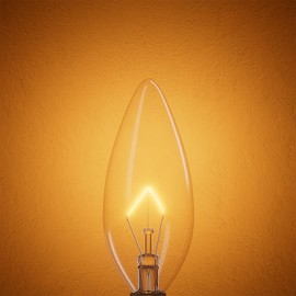 CYLYT 20-Pack E12 Candelabra Light Bulbs 25W Warm White 2500K, 240 Lumen Dimmable Chandelier Light Bulbs for Ceiling Fan, Pendants or Outdoor, B10 Clear Incandescent Candle Bulbs