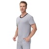 INK+IVY Men Sleepwear Pajama Top Crewneck T-Shirt, Soft Sueded Jersey