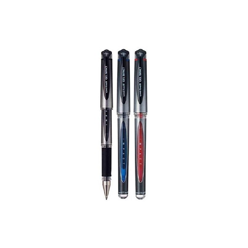 Uni Ball Assorted Colour Pack Of Capped (UM-153S) Gel Impact