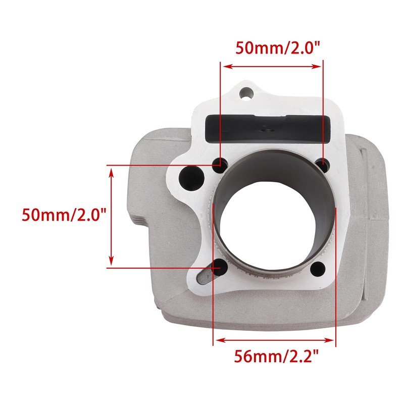 WOOSTAR 56mm Big Bore Cylinder Rebuild Kit with Piston Replacement
