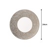 Narumi 51356-5665 Plate, Japanese Paper (Platinum), 9.4 inches (24 cm),