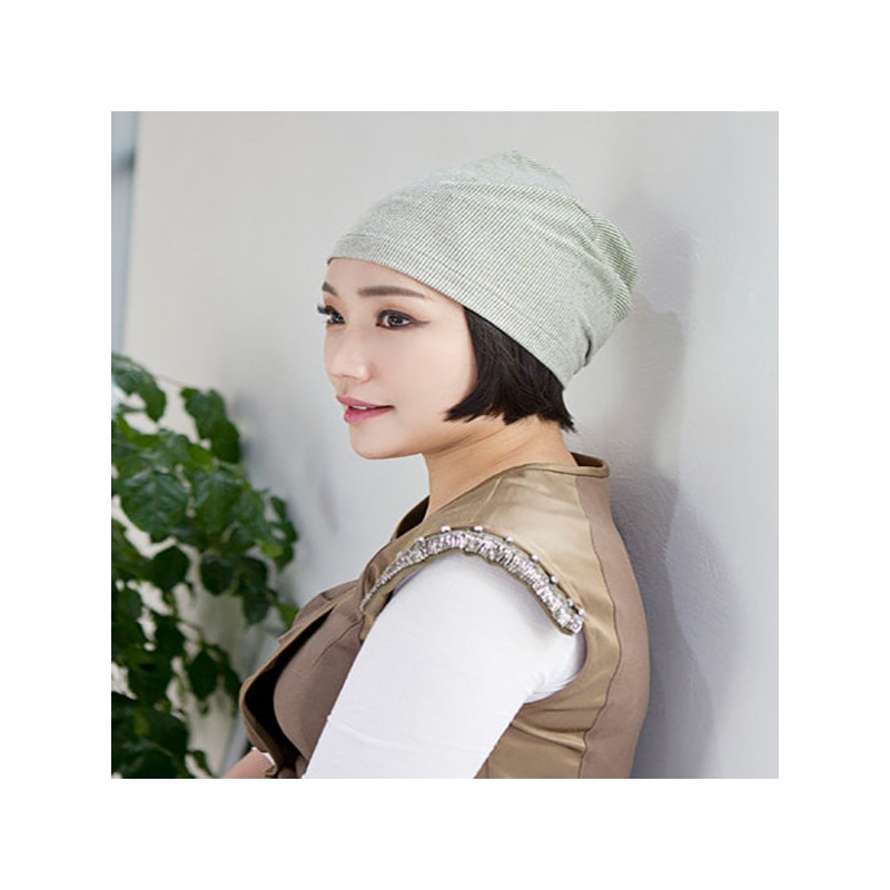 Wig Women's partial wig Hat wig Easy Velcro band wig,