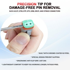 GKG DT-RT1 Deutsch Connector Pin Removal Tool -Professional Extraction Tool for DT, DTM, DTV, DRB, DRCP & Strike Connectors