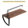 Paper Towel Holder Wall Mount Farmhouse Wood Paper Towel Holder
