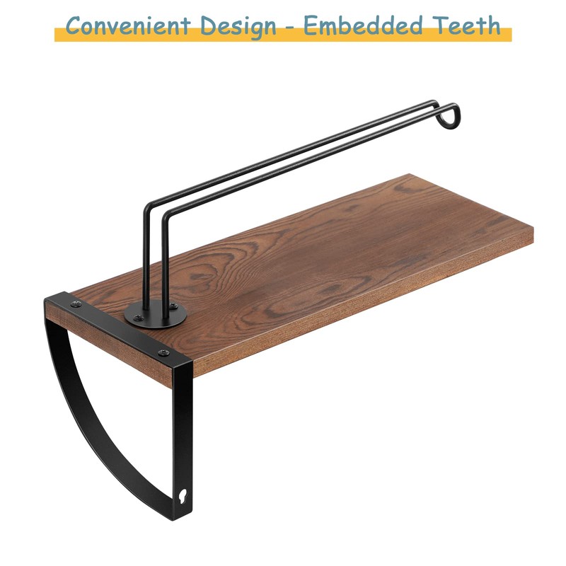 Paper Towel Holder Wall Mount Farmhouse Wood Paper Towel Holder