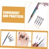 BIUDECO 5pcs Nail Art Pen Set Replacement Heads Nail Art